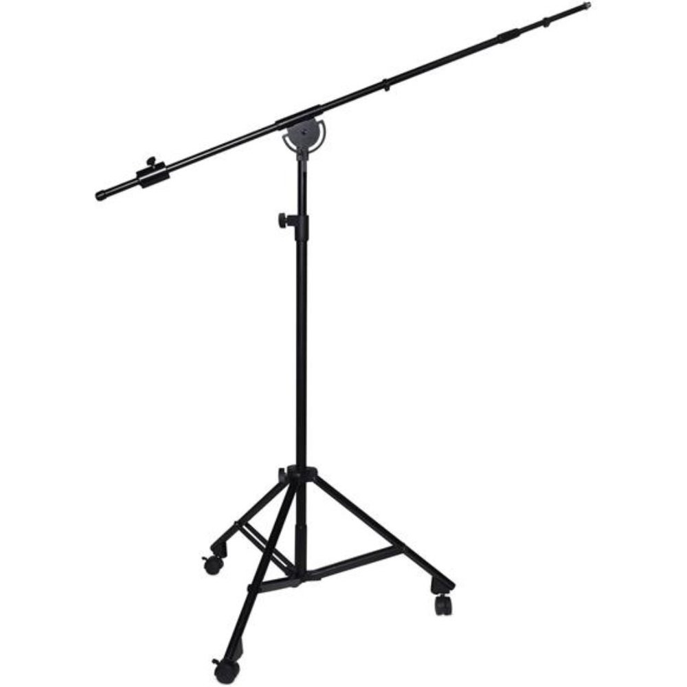 Professional Microphone Stand, Foldable Tripod Legs & Adjustable Counterweight